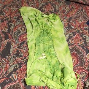 Beautiful Green & White Fashion Scarf